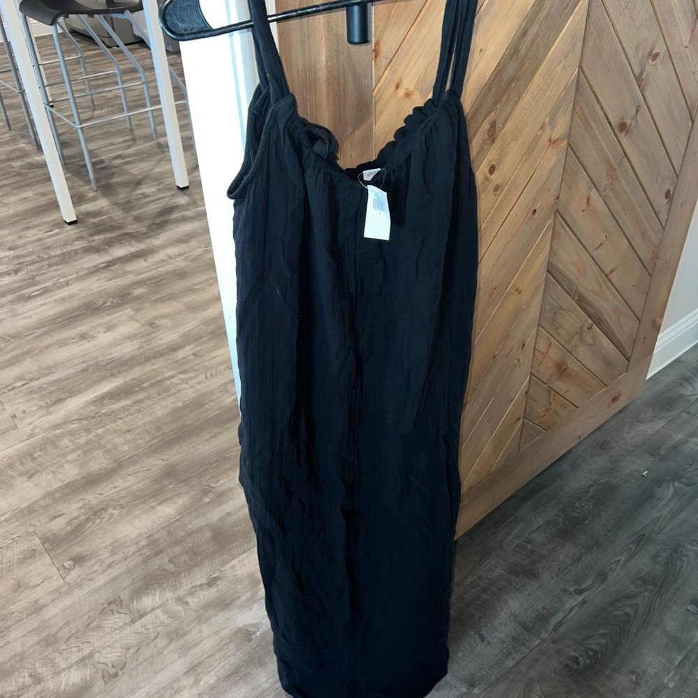 Old Navy Small Black Cotton Dress